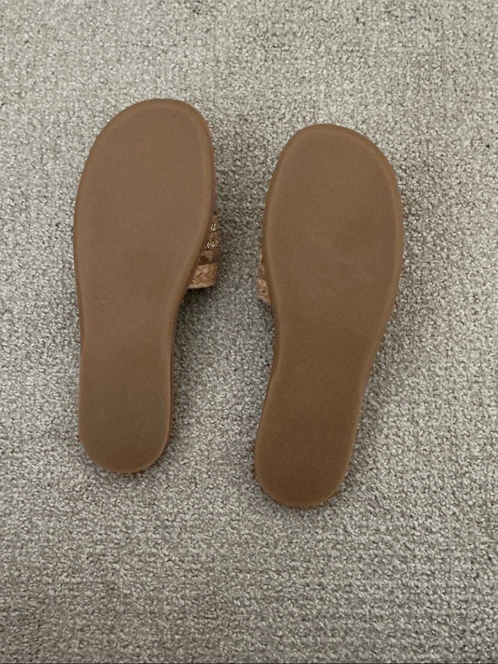 Steve Madden Tan Braided Slide Sandals - Picture 2 of 2